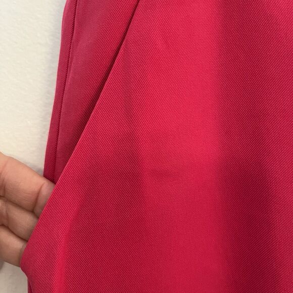 AmyLynn Alice High‎ Waist Straight Wide Leg Pant Trouser Size L Pink NEW W/Tags - Picture 4 of 9